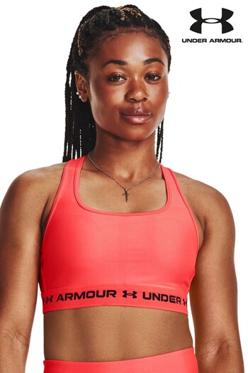 Under Armour Pink Crossback Mid Bra (D62164) | £31