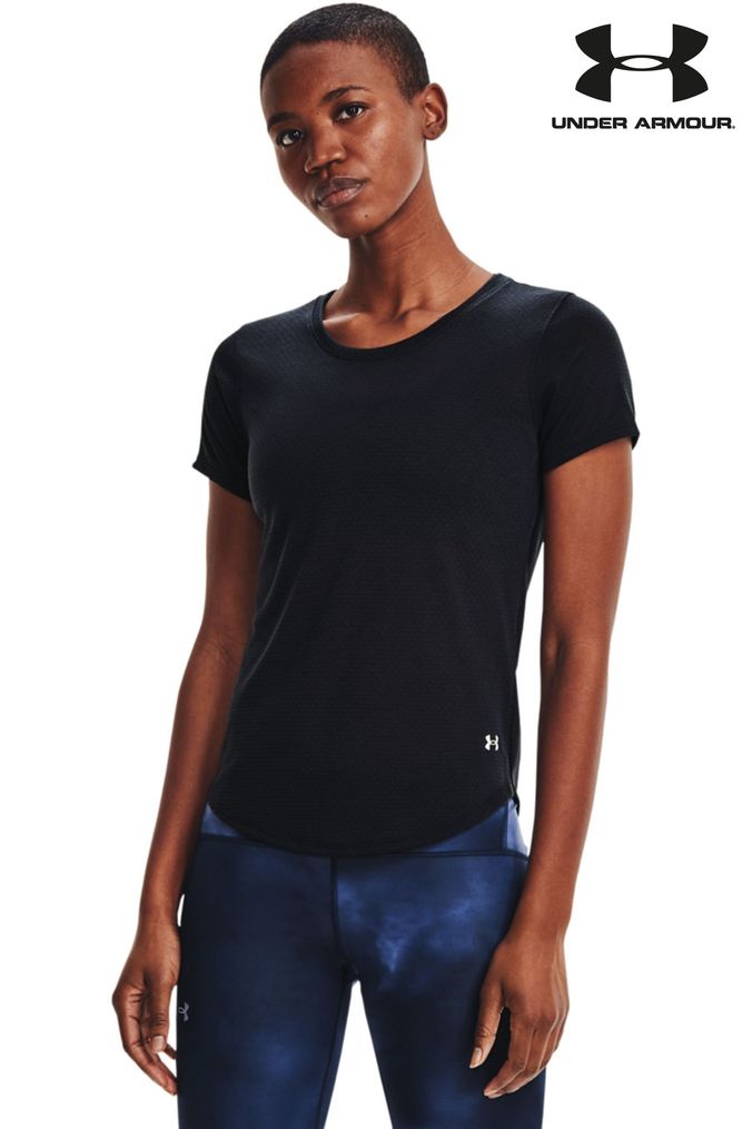 Buy Women s Under Armour Black Sportswear Round Neck Tshirts