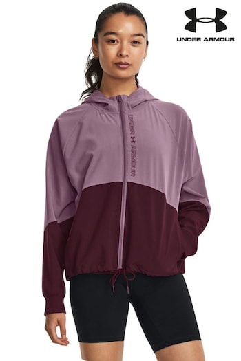 Under Armour Purple Woven Full Zip Jacket (D62198) | £62