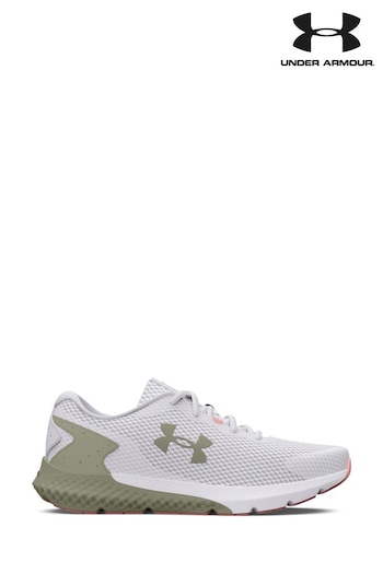 Under Armour Charged Rogue 3 White Trainers (D62252) | £71