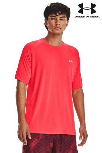 Under Armour Red Tech Reflective Short Sleeve T-Shirt (D62279) | £31