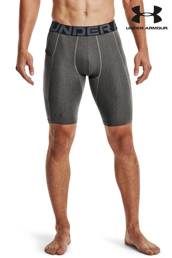 Under Armour Grey Heat Gear Armour Long Shorts (D62313) | £27