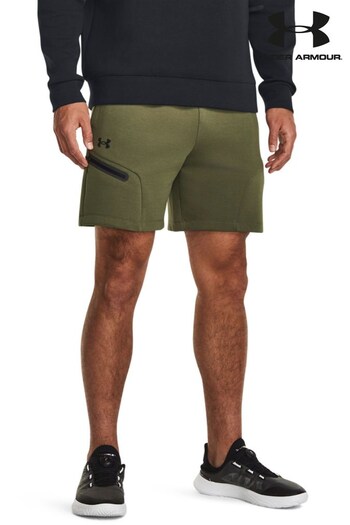 Under Armour Green Unstoppable Fleece Shorts (D62332) | £62