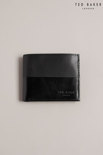 Ted Baker Tenary Laser Etched Bifold Black Wallet (D62381) | £40
