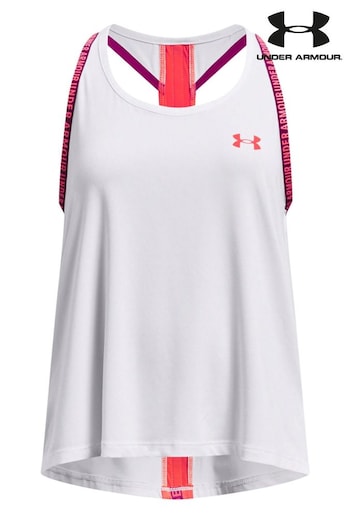 Under Armour Gabbana Youth Knockout Tank White Top (D62430) | £24