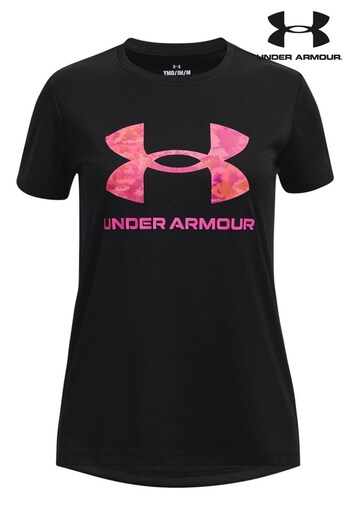 Under Favourites Armour Tech Print Sleeve T-Shirt (D62438) | £17