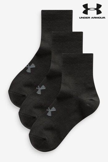 Under Femme Armour Junior Essential Socks 3 Pack (D62558) | £13