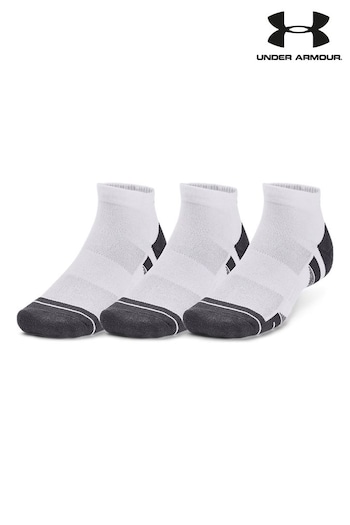 Under Armour Grey Tech Low Socks 3 Pack (D62580) | £11