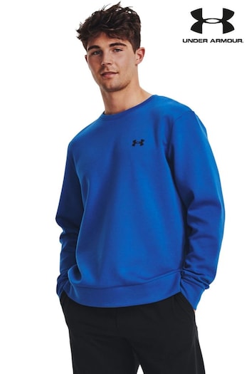 Under Armour Blue Unstoppable Fleece Crew Sweatshirt (D62686) | £89