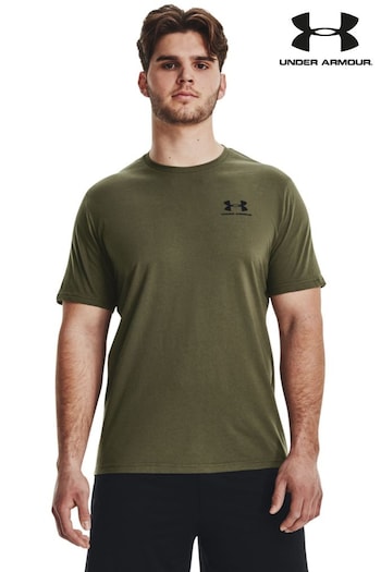 Under Armour Green Sportstyle Graphic T-Shirt (D62690) | £23