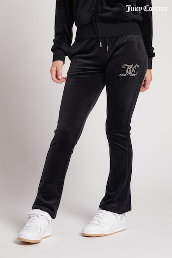 Juicy Couture Girls Pink Velour Joggers (D62743) | £65 - £78
