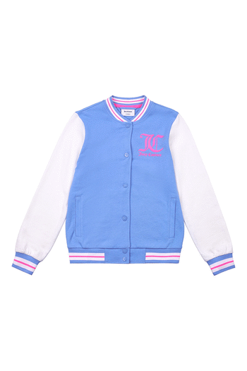 Juicy Couture Blue Bomber Varsity Jacket (D62785) | £70 - £84