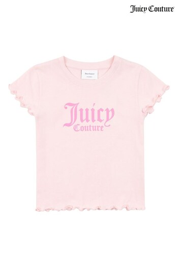 Juicy Couture Girls Pink T-Shirt (D62791) | £20 - £24