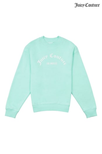 Juicy Couture Girls Blue Crew Neck Sweatshirt (D62810) | £45 - £54