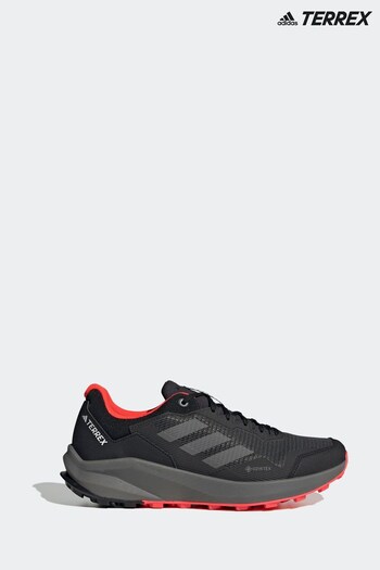 adidas Black/Red Performance Terrex Trail Rider GORE-TEX Trail Running Trainers (D62948) | £120 - £130