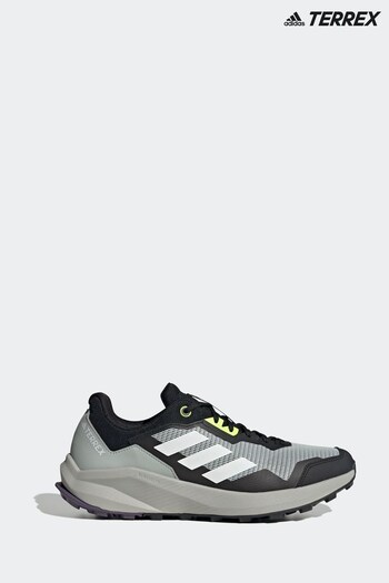 adidas Silver/White Performance Terrex Trail Rider Trail Running Trainers (D62971) | £100