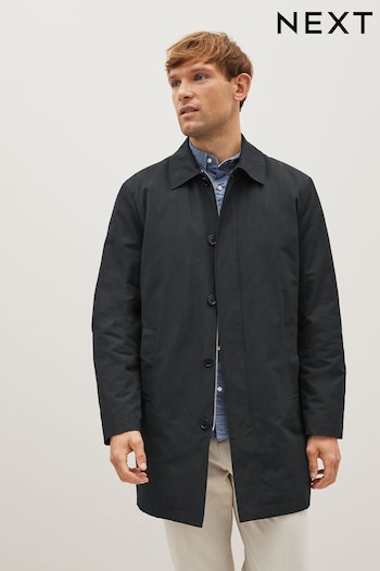 Black Mac Coat (D63504) | £99