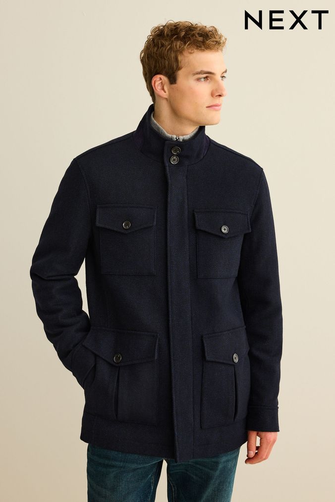 Mens coats at next clearance