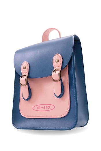 Micro Scooters Navy Blue And Pink Satchel Bag (D63583) | £20