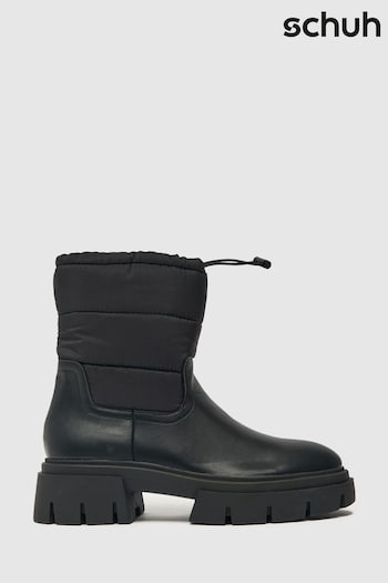 Schuh Alice Black Snow Boots (D63625) | £50