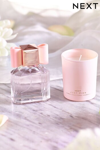 Just Pink 30ml Eau De Parfum and Candle Gift Set (D63630) | £14