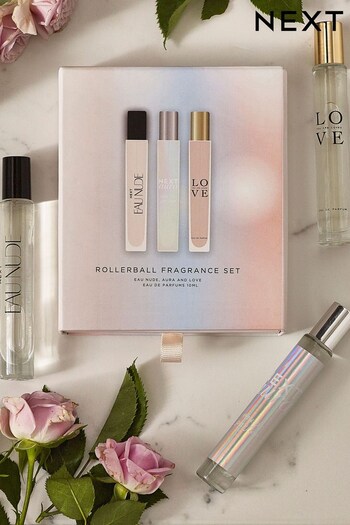 Set of 3 10ml Rollerball Eau De Parfum Perfume (D63653) | £12