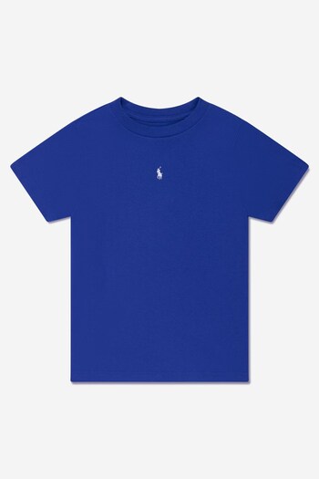 Boys Logo T-Shirt in Blue (D63687) | £21 - £22