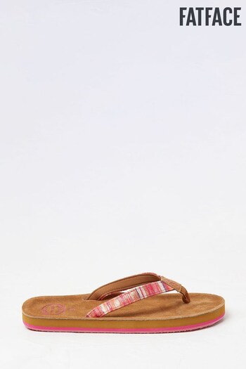 FatFace Brown Somerton Suede Flip Flops (D63757) | £22