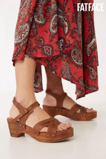 FatFace Brown Leather Sandals (D63770) | £55