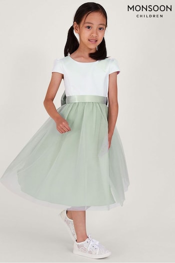 Monsoon Green Tulle Bridesmaid Dress (D63836) | £40 - £50