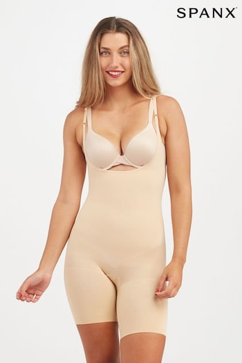 Spanx Everyday Shaping Open Bust Mid Thigh Bodysuit (D63880) | £59