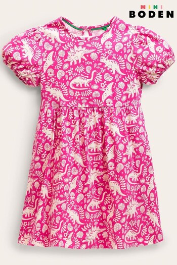 Boden Pink Puff Sleeve Dress (D64109) | £21 - £25