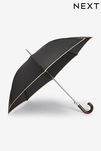 Black/Camel Large Umbrella (D64159) | £20