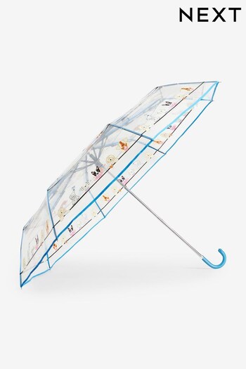 Dogs And Coffee Print Crook Handle Umbrella (D64166) | £15