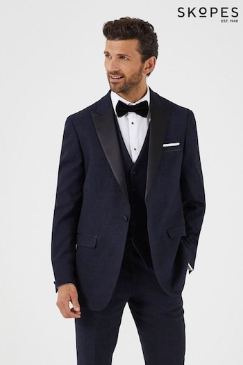 Skopes Elbridge Blue Tailored Fit Suit Jacket (D64286) | £110