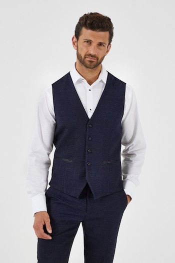 Skopes Elbridge Blue Suit Waistcoat (D64296) | £55