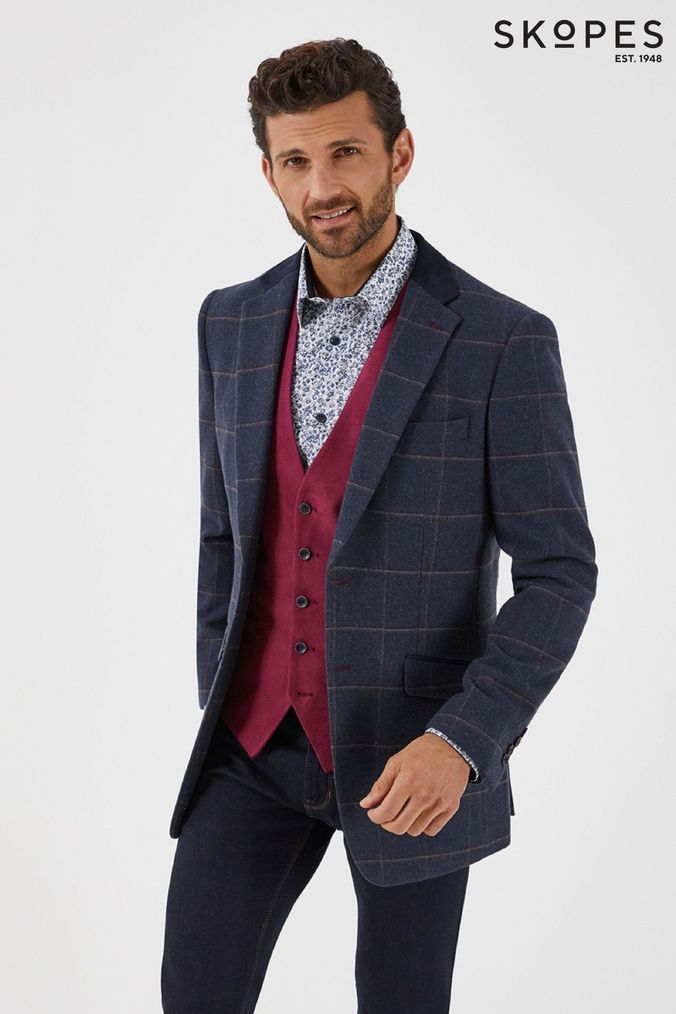 Mens plaid deals jacket uk