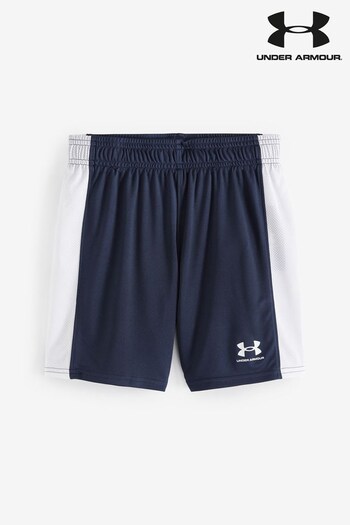 Under hoodie Armour Blue Challenger Knit Shorts (D64331) | £20