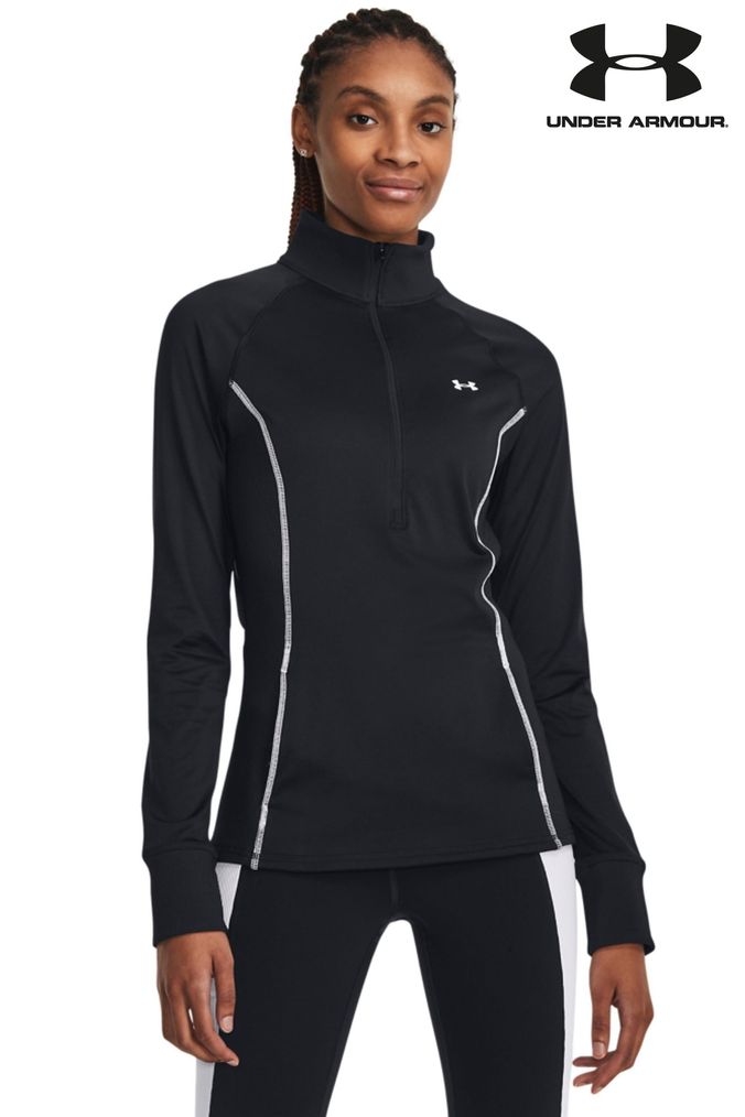 Under Armour Train Coldgear Armour 1/2 Zip Black Sweat Top (D64358) | £58