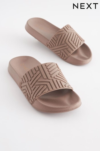 Cement Patterned Sliders (D64390) | £12 - £15
