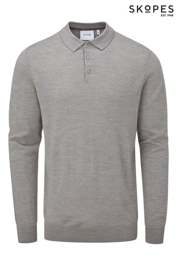 Skopes Grey Brad Polo Sweater (D64398) | £49