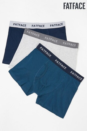 FatFace Green Boxers 3 Pack (D64422) | £30