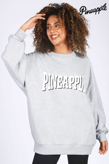 Pineapple Oversized Logo Sweat Top (D64629) | £32