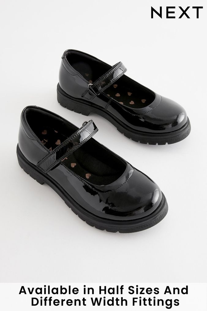 Girls Touch Fastening School Shoes Next Day Delivery
