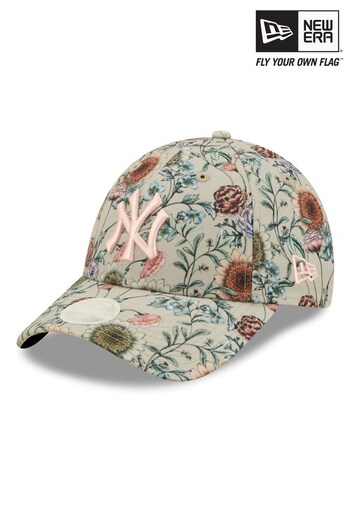 New Era® New York Yankees Womens Floral 9FORTY Cap (D64716) | £25