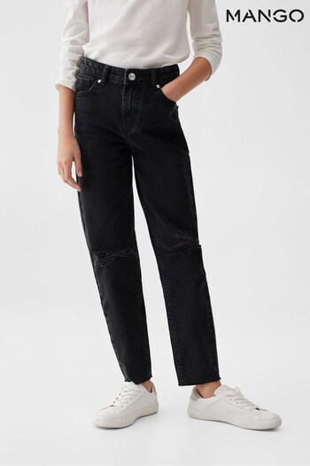 Mango Grey Mom-Fit Jeans (D64737) | £20