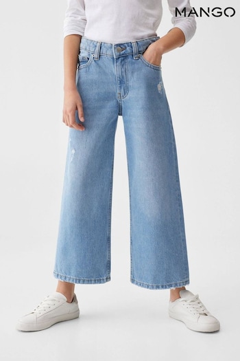 Mango Blue Culotte Jeans (D64740) | £20