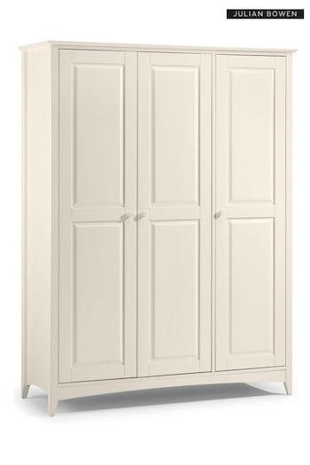 Julian Bowen Stone White Cameo 3 Door Wardrobe (D64949) | £620