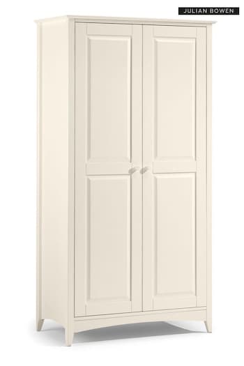 Julian Bowen Stone White Cameo 2 Door Wardrobe (D65033) | £450