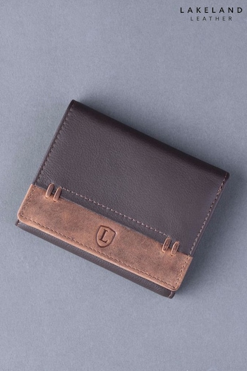 Lakeland Leather Stitch Leather Tri-Fold Wallet (D65059) | £35